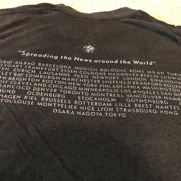 Depeche Mode 1988 Black Concert Tee Medium - Picture 5 of 7